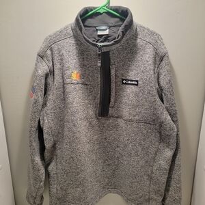Columbia Gray Men's Sweater 1/4 Zip